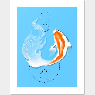 Koi Fish 1 Posters and Art